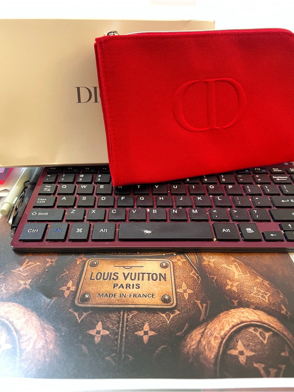 GWP Christian Dior Trousse Red Pouch